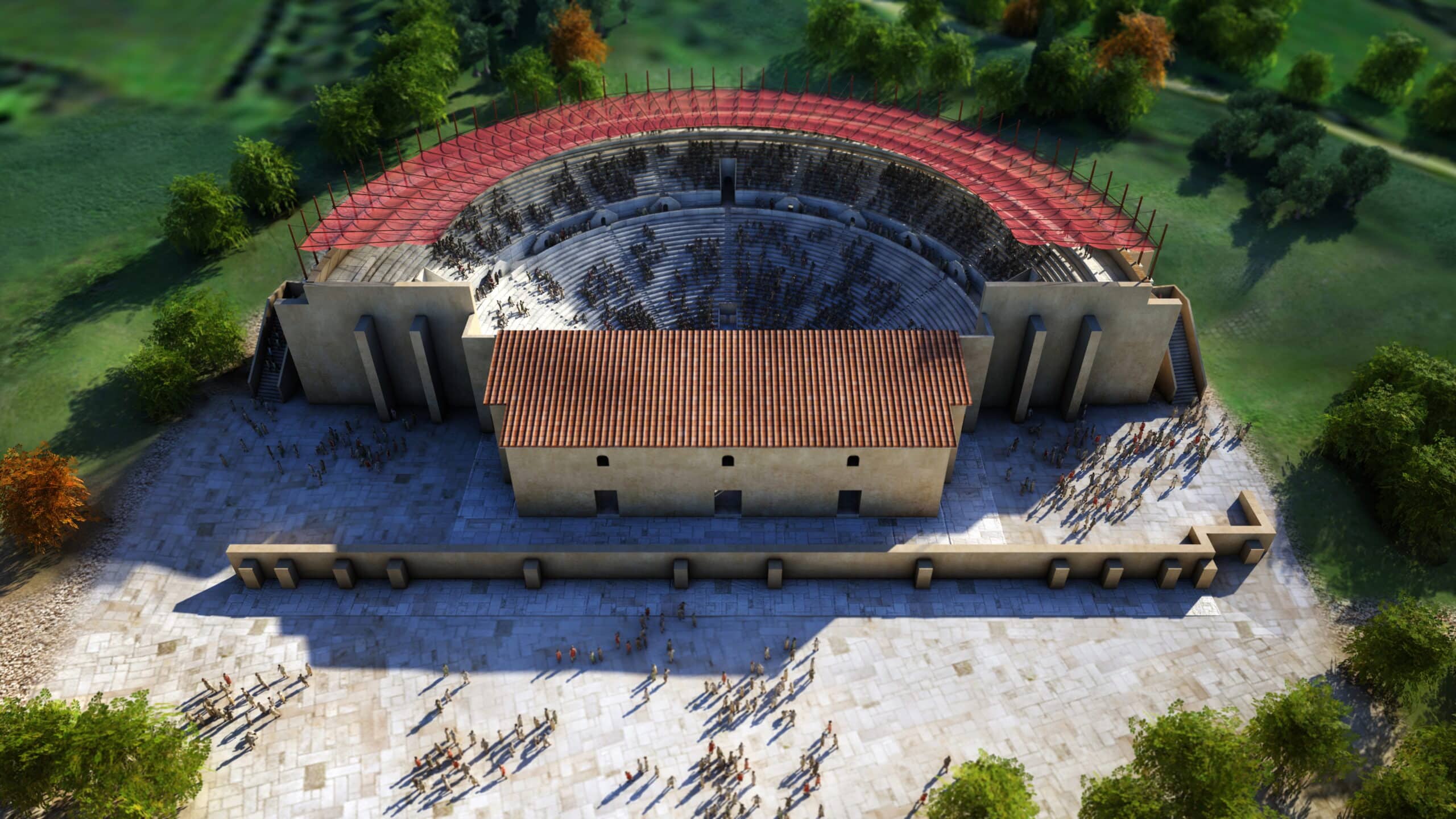 Virtual reconstruction of the Theater