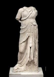 Marble statue of a Muse, from the decoration of the scaenae